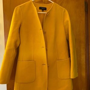 Yellow wool jacket